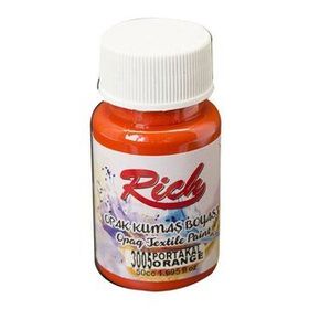 Rich Akrilik Portakal 50 cc Kumaş Boyası