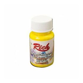 Rich Akrilik Sarı 50 cc Kumaş Boyası