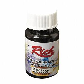 Rich Akrilik Siyah 50 cc Kumaş Boyası