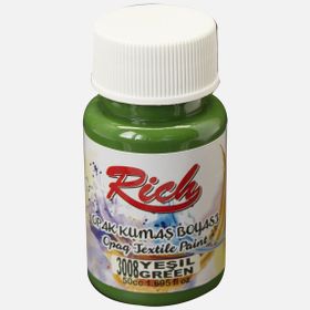 Rich Akrilik Yeşil 50 cc Kumaş Boyası