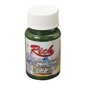 Rich Akrilik Zeytin Yeşili 50 cc Kumaş Boyası