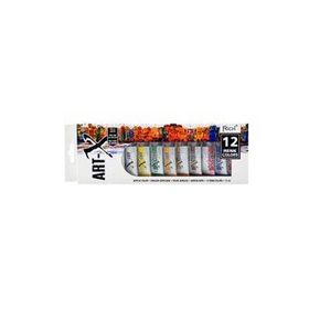 Rich Art-X 12 ml 12 Renk Tüp Akrilik Boya