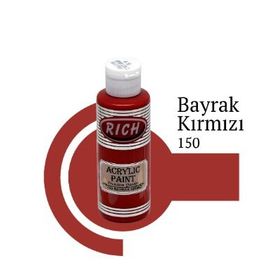 Rich Bayrak Kırmızı 130 cc Akrilik Boya
