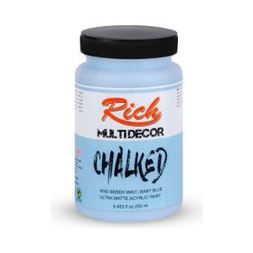 Rich Bebek Mavi 250 cc Multi Decor Chalked Akrilik Boya