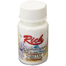 Rich Beyaz 3014 Opak 50 cc Kumaş Boyası