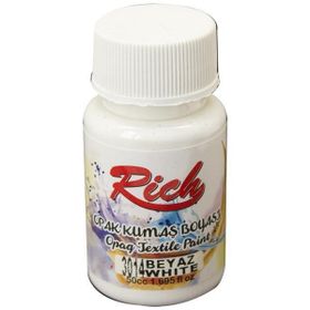 Rich Beyaz 3014 Opak 50 cc Kumaş Boyası
