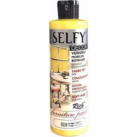 Rich Boya 808 Roma Sarısı 240 cc Selfy Decor Vernikli Mobilya Boyası