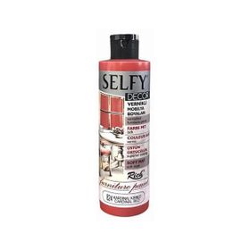 Rich Boya 824 Kardinal Kırmızı 240 cc Selfy Decor Vernikli Mobilya Boyası