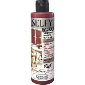 Rich Boya 828 Burgundy 240 cc Selfy Decor Vernikli Mobilya Boyası