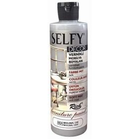Rich Boya 866 Marjinal Gri 240 cc Selfy Decor Vernikli Mobilya Boyası