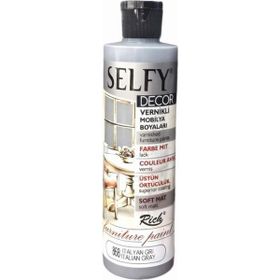 Rich Boya 868 İtalyan Gri 240 cc Selfy Decor Vernikli Mobilya Boyası