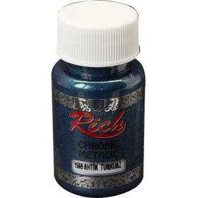 Rich Boya Antik Turkuaz 1569 50 cc Chrome Metalic Boya