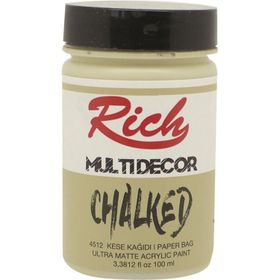 Rich Chalked 4512 Kesekağıdı 100 CC Akrilik Boya