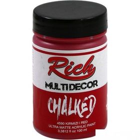 Rich Chalked 4590 Kırmızı 100cc Akrilik Boya