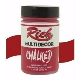 Rich Chalked 4590 Kırmızı 100cc Akrilik Boya