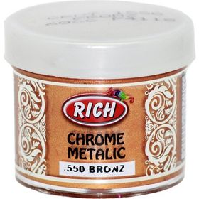 Rich Chrome 1550 Bronz 60 cc Metalik Extra Simli Sedefli Boya