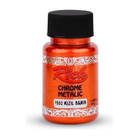 Rich Chrome 1552 Kızıl Bakır 50 cc Metalik Akrilik Boya