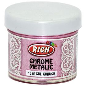 Rich Chrome 1555 Gül Kurusu 60 cc Metalik Extra Simli Sedefli Boya