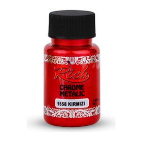 Rich Chrome 1557 Çilek Kırmızı 50 cc Metalik Akrilik Boya