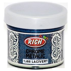 Rich Chrome 1566 Lacivert 60 cc Metalik Extra Simli Sedefli Boya