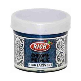Rich Chrome 1566 Lacivert 60 cc Metalik Extra Simli Sedefli Boya