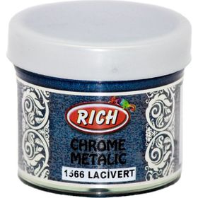 Rich Chrome 1566 Lacivert 60 cc Metalik Extra Simli Sedefli Boya