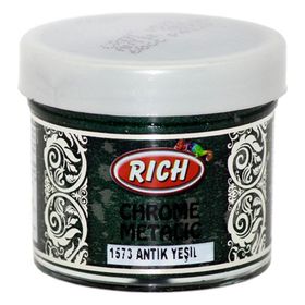 Rich Chrome 1573 Antik Yeşil 60 cc Metalik Extra Simli Sedefli Boya