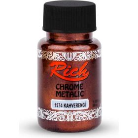 Rich Chrome 1574 Kahverengi 50 cc Metalik Akrilik Boya