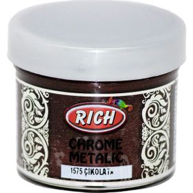 Rich Chrome 1575 Çikolata 60 cc Metalik Extra Simli Sedefli Boya