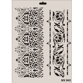Rich Dantel Seri DN-902 35x25 cm Stencil