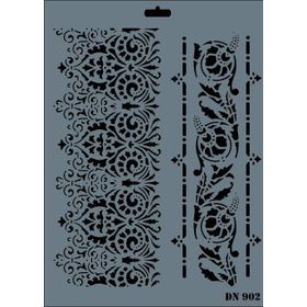 Rich Dantel Seri DN-902 35x25 cm Stencil