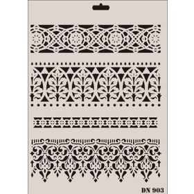 Rich Dantel Seri DN-903 35x25 cm Stencil