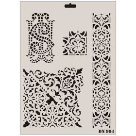 Rich Dantel Seri DN-904 35x25 cm Stencil
