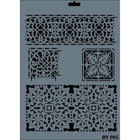 Rich Dantel Seri DN-905 35x25 cm Stencil