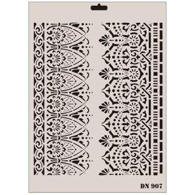 Rich Dantel Seri DN-907 35x25 cm Stencil
