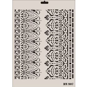 Rich Dantel Seri DN-907 35x25 cm Stencil