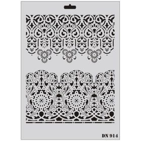 Rich Dantel Seri DN-914 35x25 cm Stencil