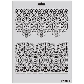 Rich Dantel Seri DN-914 35x25 cm Stencil