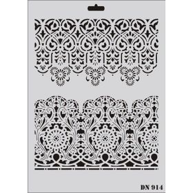 Rich Dantel Seri DN-914 35x25 cm Stencil
