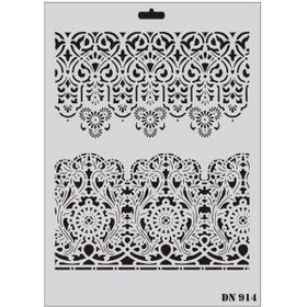 Rich Dantel Seri DN-914 35x25 cm Stencil