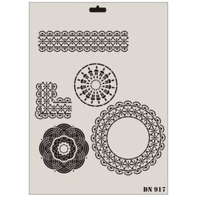 Rich Dantel Seri DN-917 35x25 cm Stencil