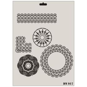 Rich Dantel Seri DN-917 35x25 cm Stencil