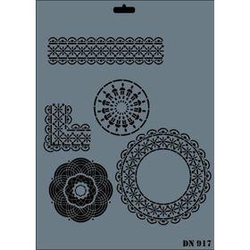 Rich Dantel Seri DN-917 35x25 cm Stencil