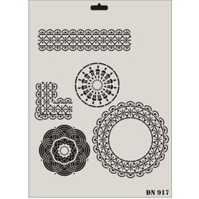 Rich Dantel Seri DN-917 35x25 cm Stencil