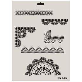 Rich Dantel Seri DN-919 35x25 cm Stencil