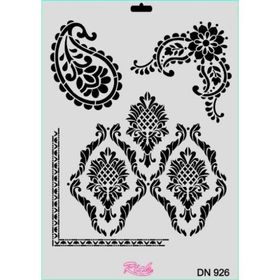 Rich Dantel Seri DN-926 35x25 cm Stencil
