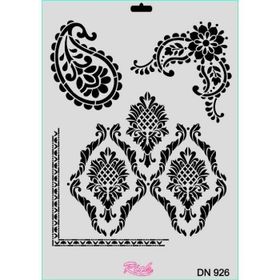 Rich Dantel Seri DN-926 35x25 cm Stencil