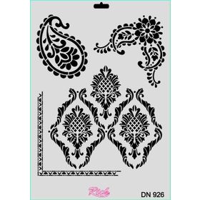 Rich Dantel Seri DN-926 35x25 cm Stencil