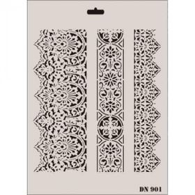 Rich DN-901 Dantel Stencil 25x35 cm Boyama Şablonu