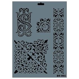 Rich DN-904 Dantel Stencil 25x35 cm Boyama Şablonu